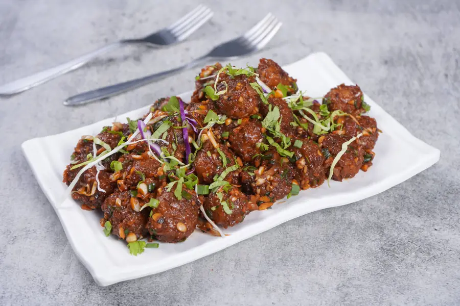 Schezwan Manchurian Rice at Leval-1 Restaurant & Caterers, Surat