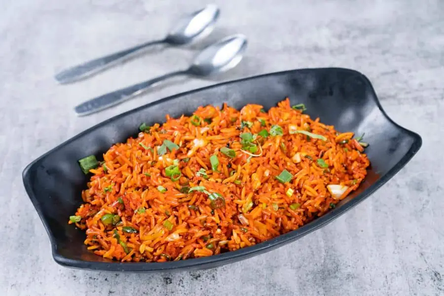 Schezwan Rice at Leval-1 Restaurant & Caterers, Surat